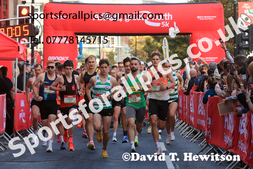 The 2026 AJ Bell Great North 5k, Newcastle Quayside. Photo: David T. Hewitson/Sports for All Pics